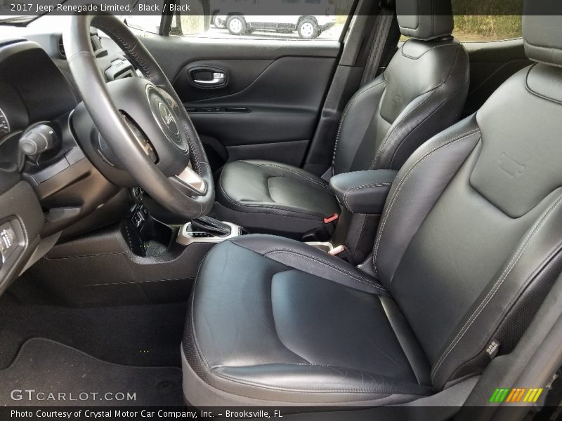  2017 Renegade Limited Black Interior