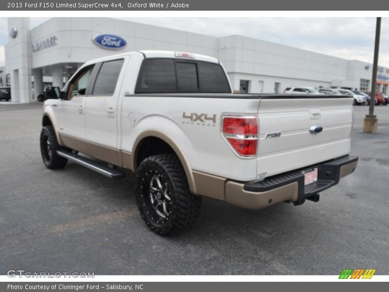 Oxford White / Adobe 2013 Ford F150 Limited SuperCrew 4x4