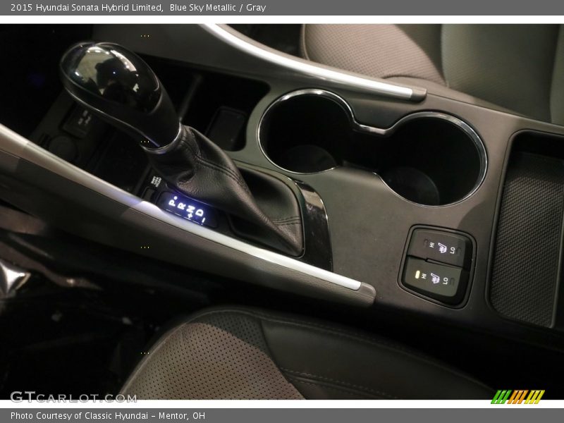Blue Sky Metallic / Gray 2015 Hyundai Sonata Hybrid Limited