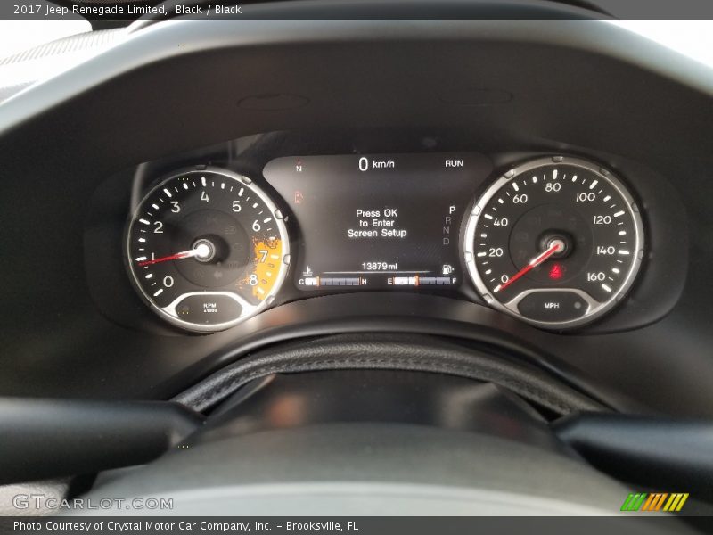  2017 Renegade Limited Limited Gauges