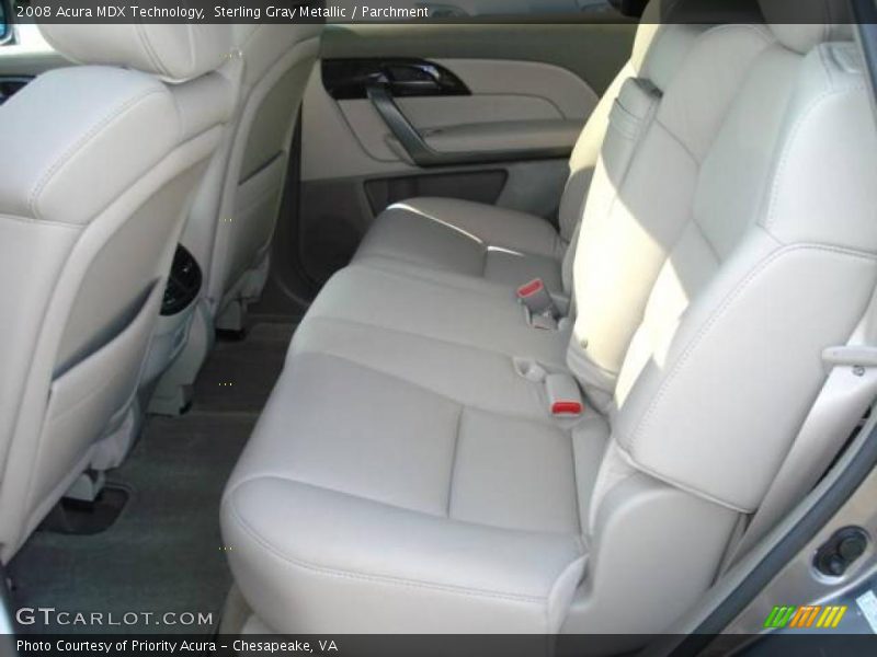 Sterling Gray Metallic / Parchment 2008 Acura MDX Technology