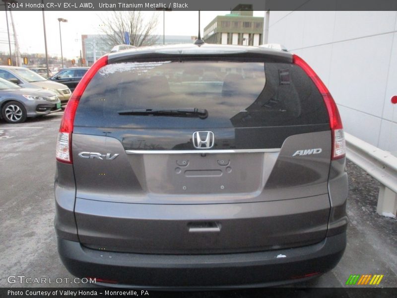 Urban Titanium Metallic / Black 2014 Honda CR-V EX-L AWD