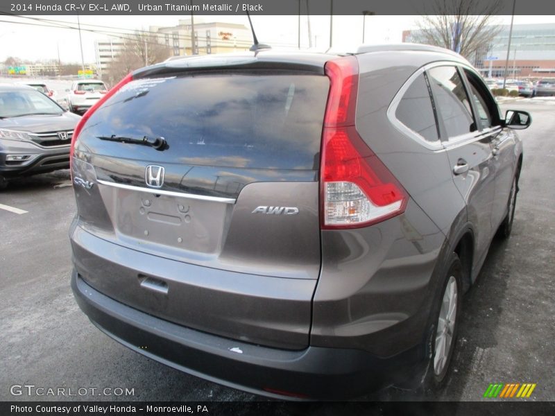 Urban Titanium Metallic / Black 2014 Honda CR-V EX-L AWD
