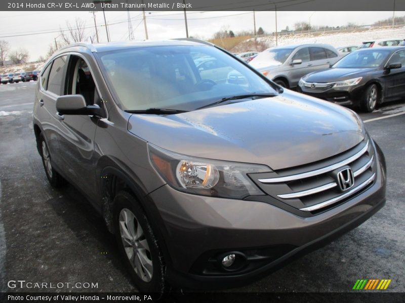 Urban Titanium Metallic / Black 2014 Honda CR-V EX-L AWD