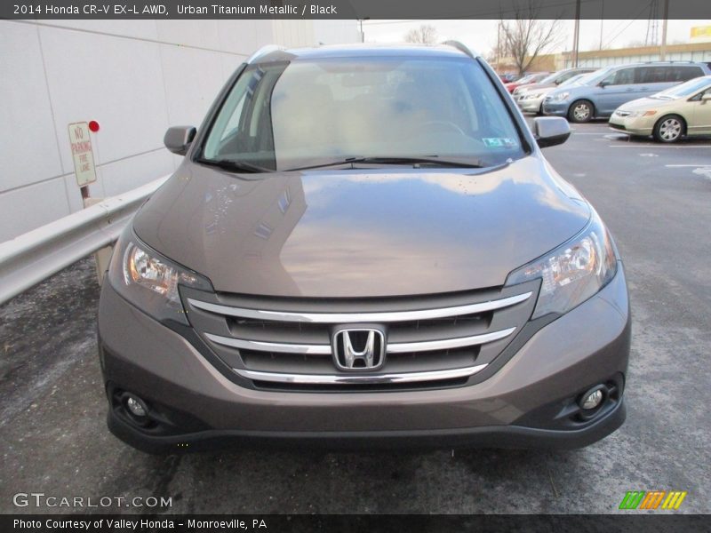 Urban Titanium Metallic / Black 2014 Honda CR-V EX-L AWD