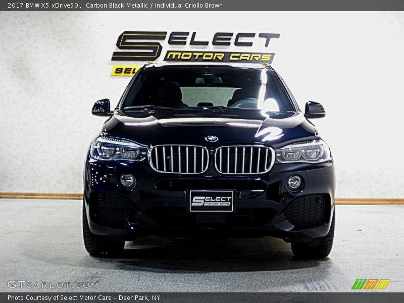 Carbon Black Metallic / Individual Criollo Brown 2017 BMW X5 xDrive50i