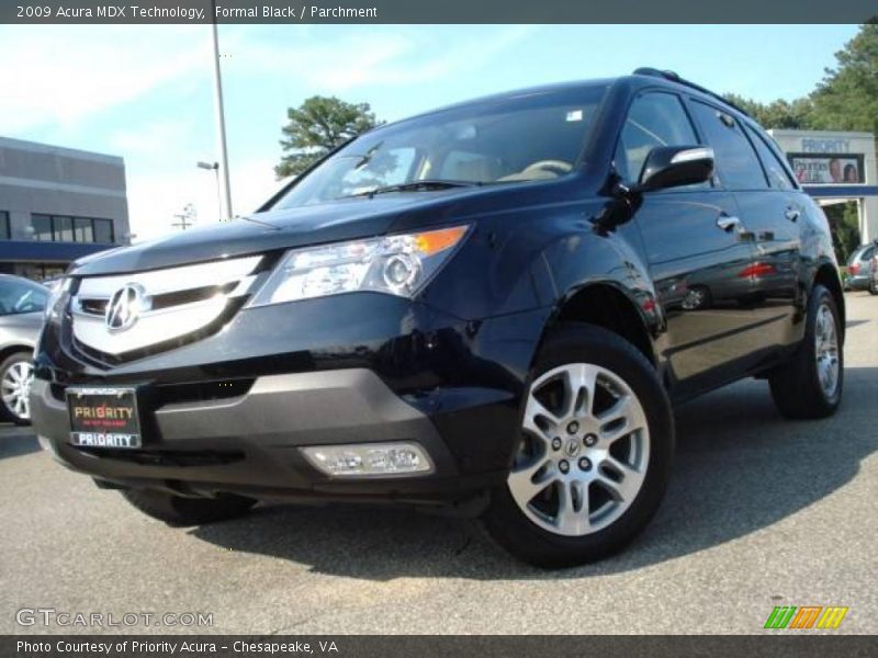 Formal Black / Parchment 2009 Acura MDX Technology