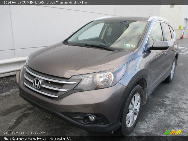 Urban Titanium Metallic / Black 2014 Honda CR-V EX-L AWD