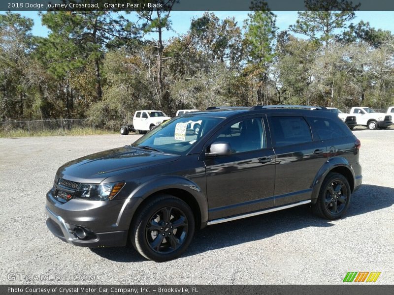 Granite Pearl / Black 2018 Dodge Journey Crossroad