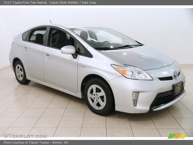 Classic Silver Metallic / Dark Gray 2013 Toyota Prius Two Hybrid