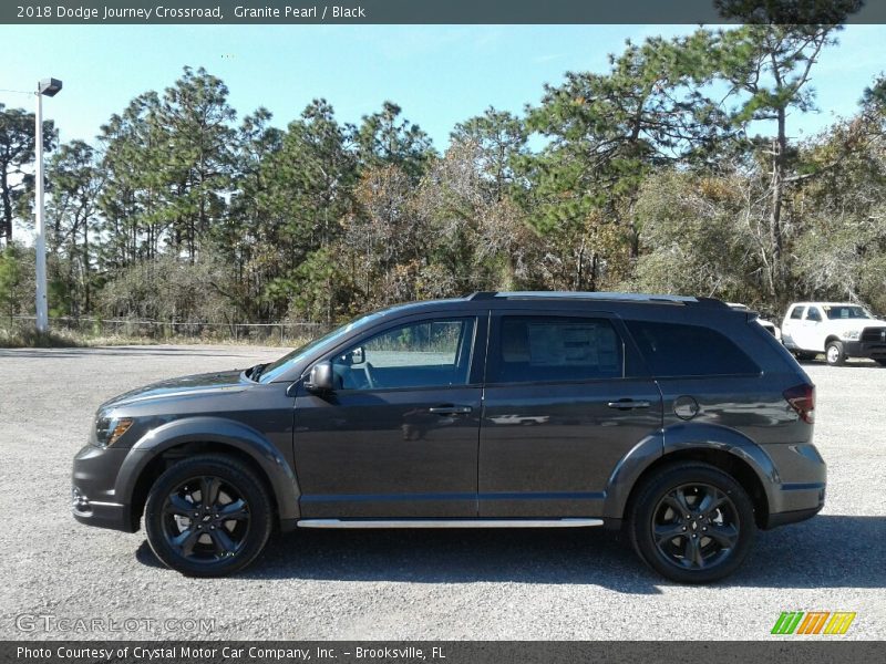 Granite Pearl / Black 2018 Dodge Journey Crossroad