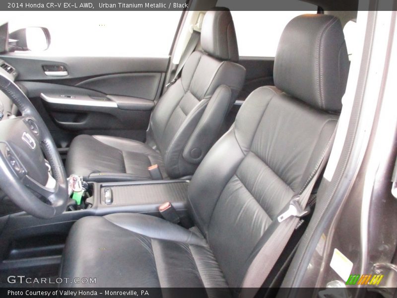 Urban Titanium Metallic / Black 2014 Honda CR-V EX-L AWD