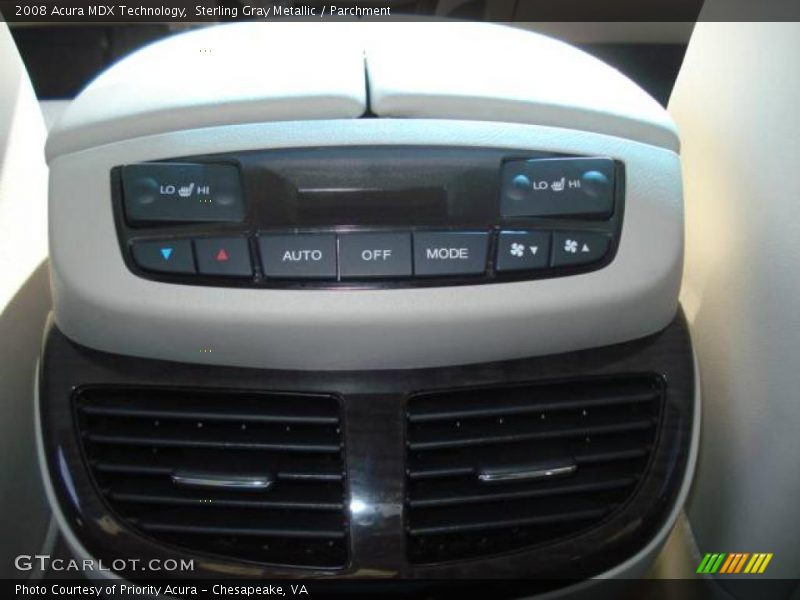 Sterling Gray Metallic / Parchment 2008 Acura MDX Technology