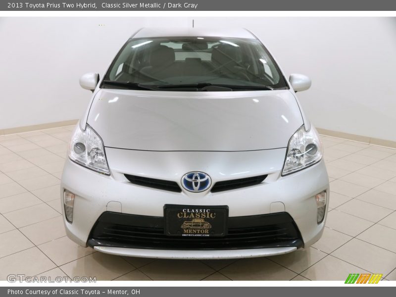 Classic Silver Metallic / Dark Gray 2013 Toyota Prius Two Hybrid