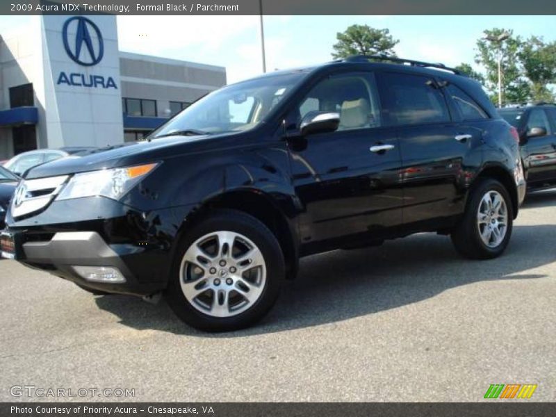 Formal Black / Parchment 2009 Acura MDX Technology