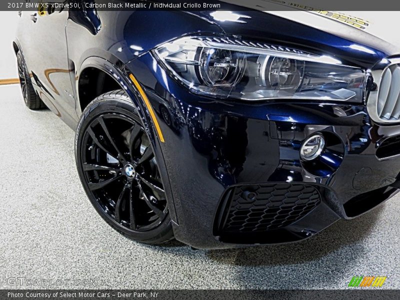 Carbon Black Metallic / Individual Criollo Brown 2017 BMW X5 xDrive50i