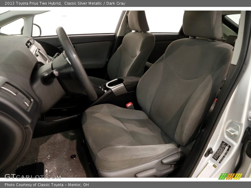 Classic Silver Metallic / Dark Gray 2013 Toyota Prius Two Hybrid