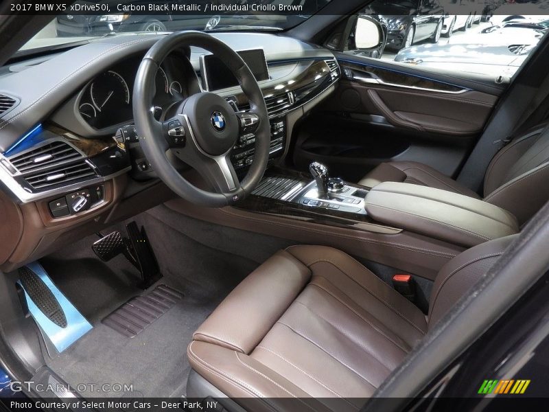  2017 X5 xDrive50i Individual Criollo Brown Interior