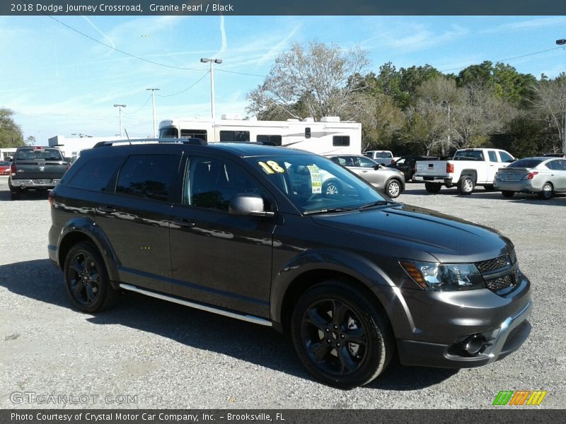 Granite Pearl / Black 2018 Dodge Journey Crossroad