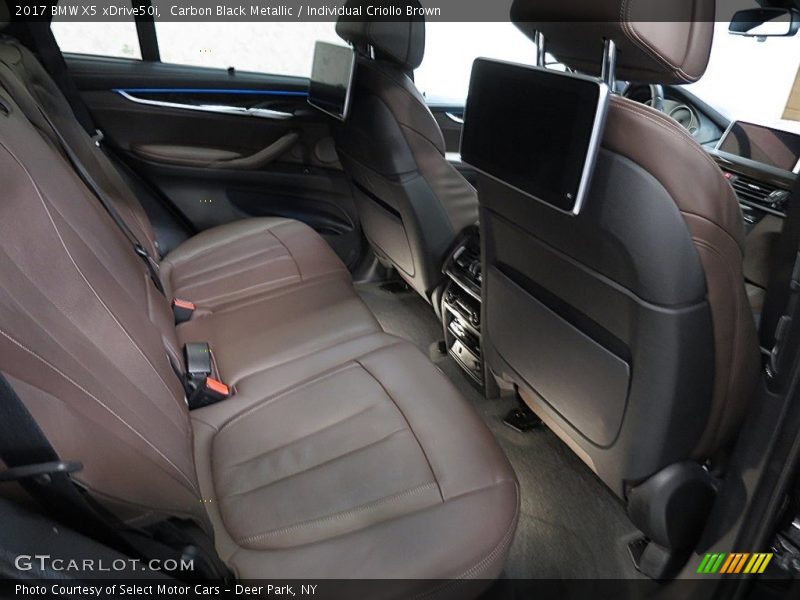 Rear Seat of 2017 X5 xDrive50i
