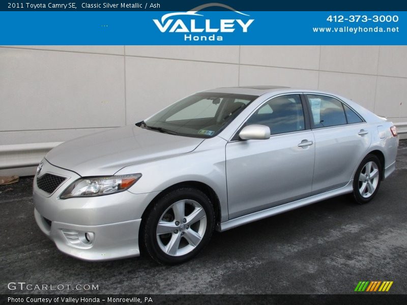 Classic Silver Metallic / Ash 2011 Toyota Camry SE
