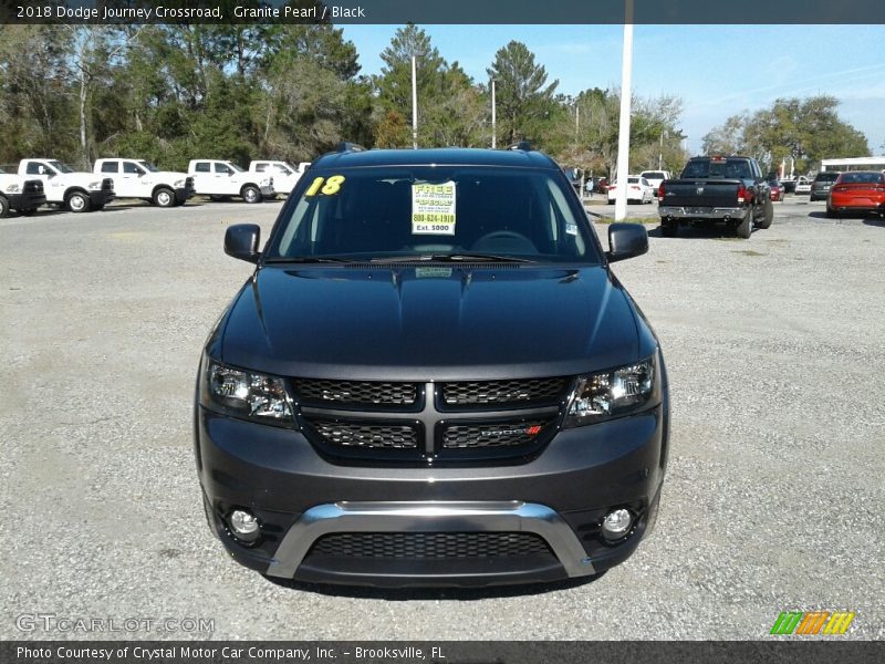Granite Pearl / Black 2018 Dodge Journey Crossroad