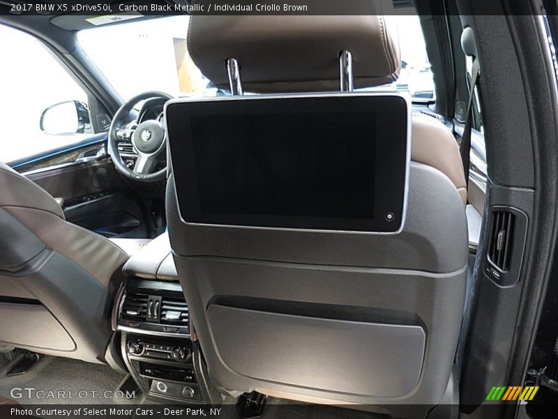 Carbon Black Metallic / Individual Criollo Brown 2017 BMW X5 xDrive50i