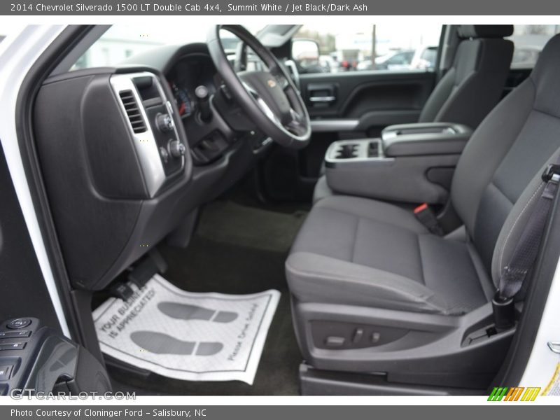 Summit White / Jet Black/Dark Ash 2014 Chevrolet Silverado 1500 LT Double Cab 4x4