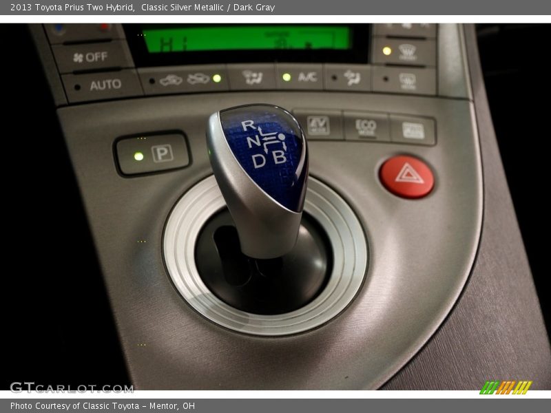 Classic Silver Metallic / Dark Gray 2013 Toyota Prius Two Hybrid