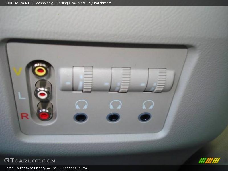 Sterling Gray Metallic / Parchment 2008 Acura MDX Technology