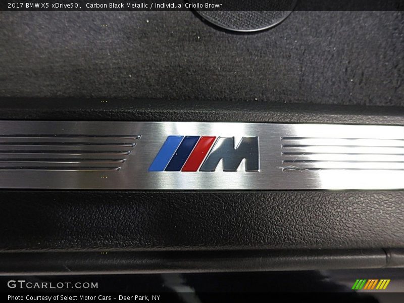 Carbon Black Metallic / Individual Criollo Brown 2017 BMW X5 xDrive50i