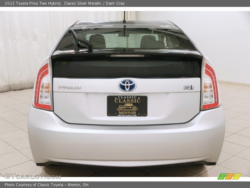 Classic Silver Metallic / Dark Gray 2013 Toyota Prius Two Hybrid