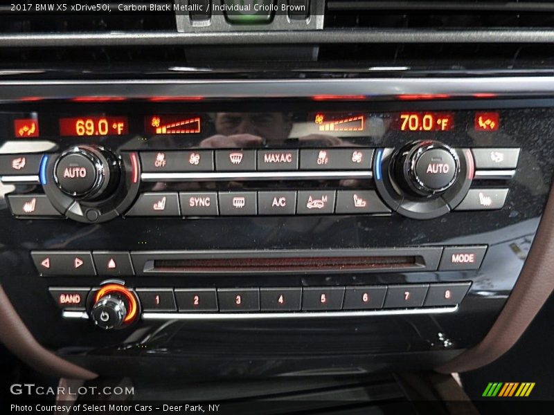 Controls of 2017 X5 xDrive50i