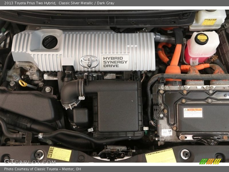 Classic Silver Metallic / Dark Gray 2013 Toyota Prius Two Hybrid