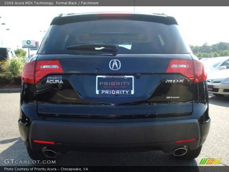 Formal Black / Parchment 2009 Acura MDX Technology