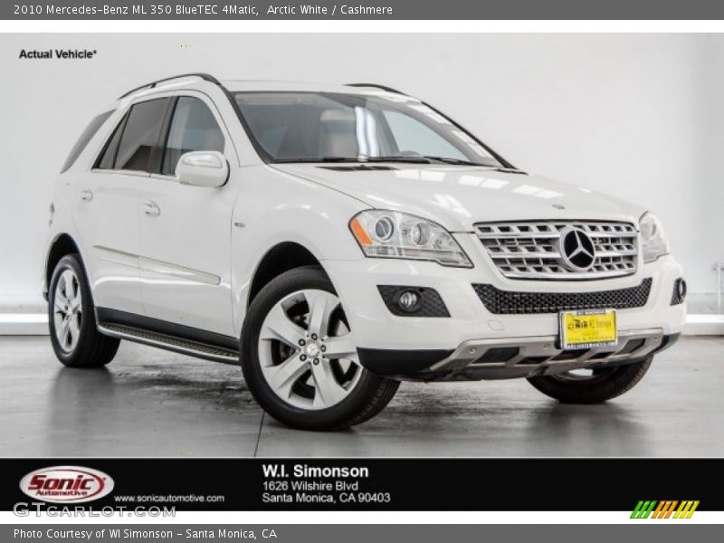 Arctic White / Cashmere 2010 Mercedes-Benz ML 350 BlueTEC 4Matic