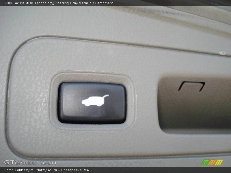 Sterling Gray Metallic / Parchment 2008 Acura MDX Technology