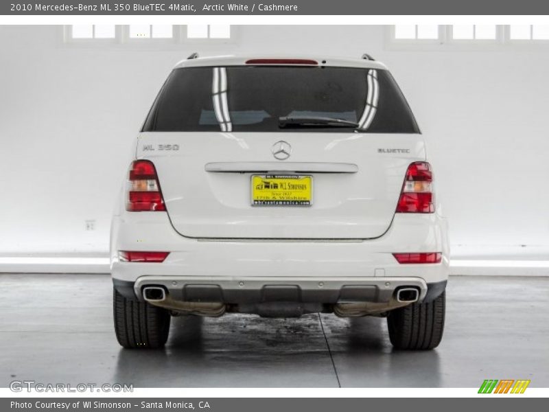 Arctic White / Cashmere 2010 Mercedes-Benz ML 350 BlueTEC 4Matic