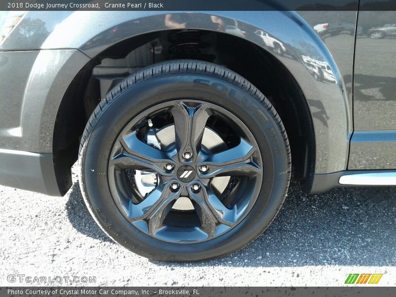 Granite Pearl / Black 2018 Dodge Journey Crossroad