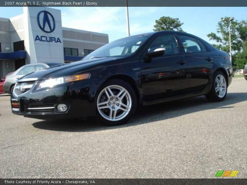 Nighthawk Black Pearl / Ebony 2007 Acura TL 3.2