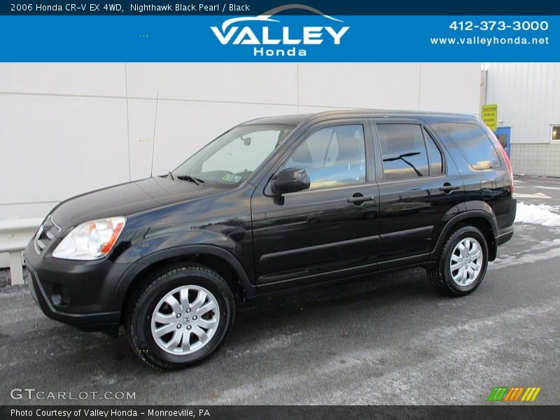 Nighthawk Black Pearl / Black 2006 Honda CR-V EX 4WD