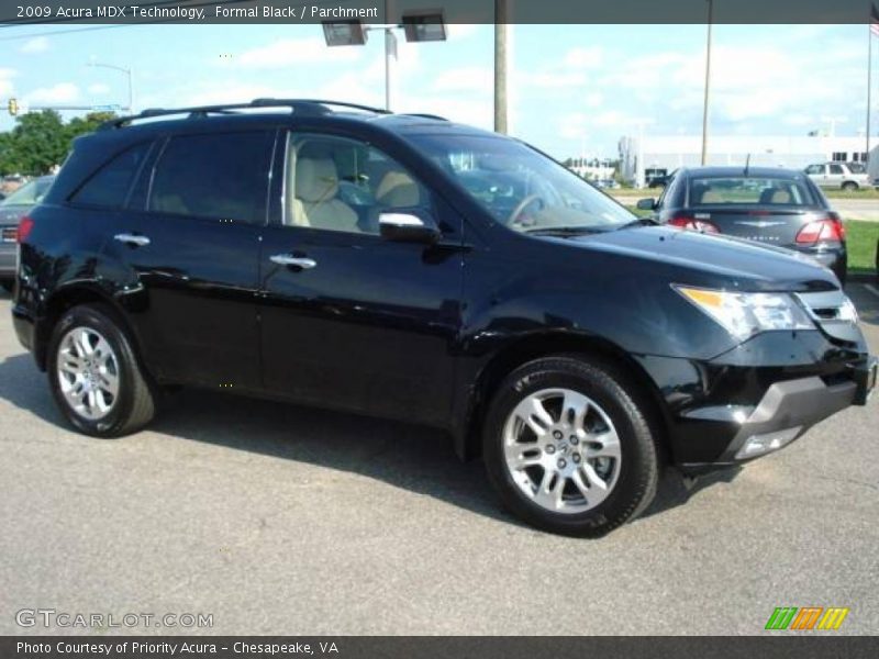 Formal Black / Parchment 2009 Acura MDX Technology