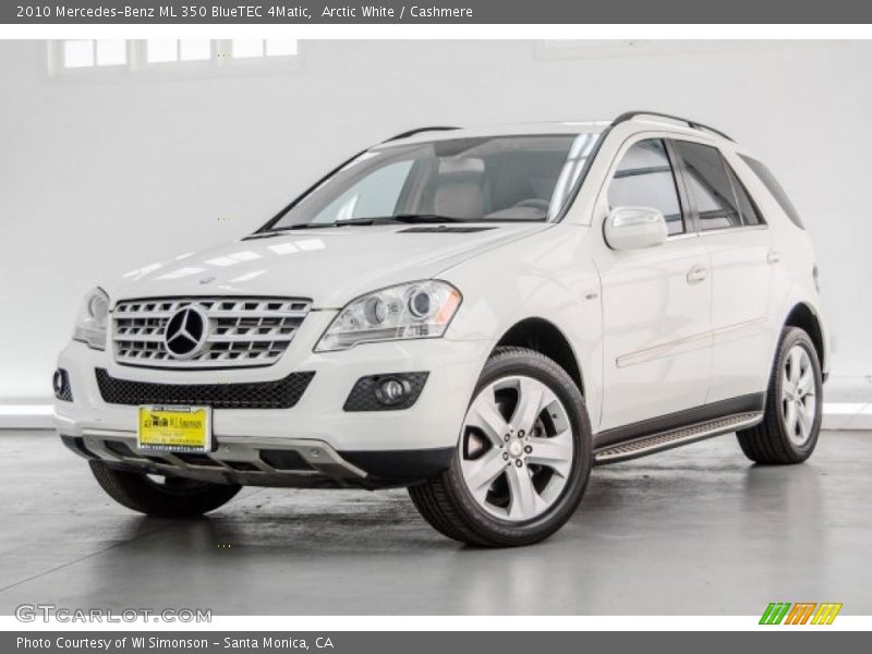 Arctic White / Cashmere 2010 Mercedes-Benz ML 350 BlueTEC 4Matic