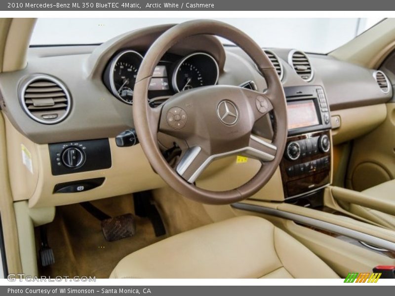 Arctic White / Cashmere 2010 Mercedes-Benz ML 350 BlueTEC 4Matic