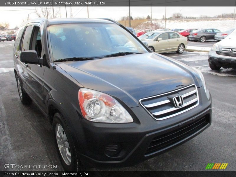 Nighthawk Black Pearl / Black 2006 Honda CR-V EX 4WD