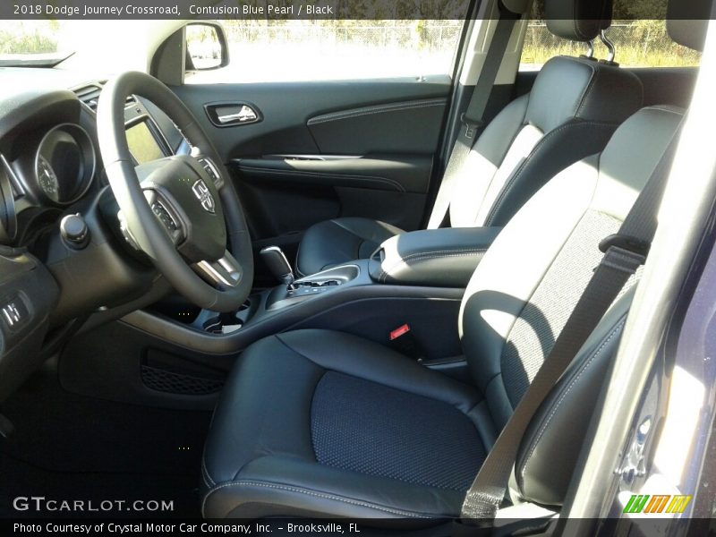 Contusion Blue Pearl / Black 2018 Dodge Journey Crossroad