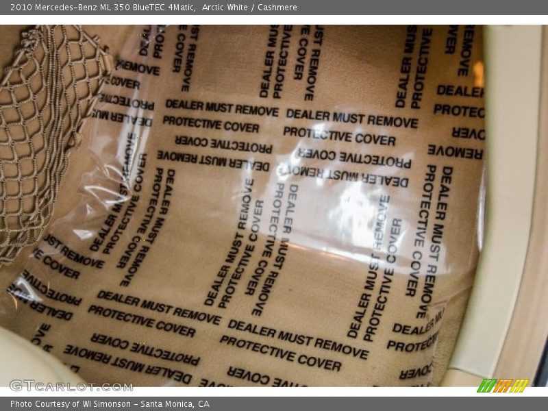 Arctic White / Cashmere 2010 Mercedes-Benz ML 350 BlueTEC 4Matic