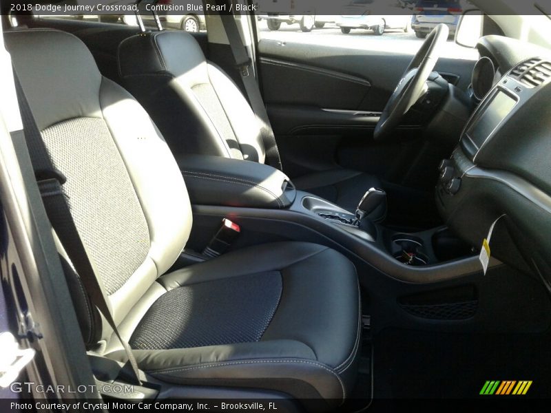 Contusion Blue Pearl / Black 2018 Dodge Journey Crossroad