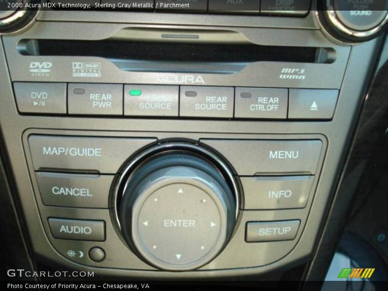 Sterling Gray Metallic / Parchment 2008 Acura MDX Technology