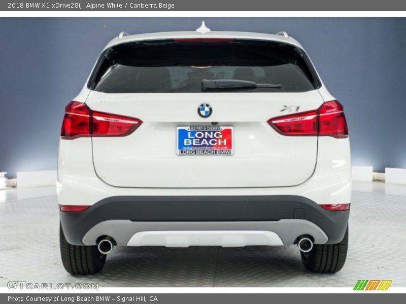 Alpine White / Canberra Beige 2018 BMW X1 xDrive28i